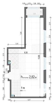 2-к квартира, строящийся дом, 68м2, 13/17 этаж