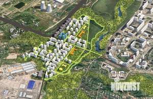 2-к квартира, строящийся дом, 54м2, 14/23 этаж