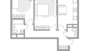 2-к квартира, строящийся дом, 55м2, 5/12 этаж