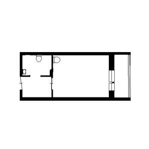 1-к квартира, вторичка, 35м2, 6/9 этаж