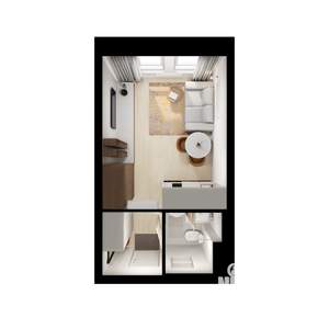 Студия квартира, вторичка, 20м2, 17/25 этаж