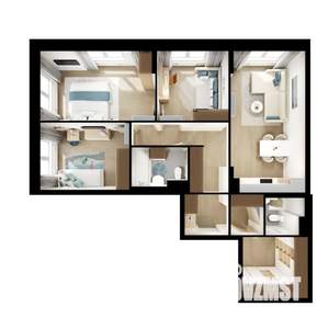 3-к квартира, вторичка, 85м2, 22/25 этаж