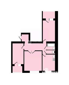 3-к квартира, вторичка, 71м2, 4/9 этаж