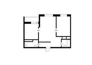2-к квартира, вторичка, 51м2, 3/17 этаж