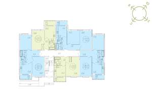 1-к квартира, вторичка, 41м2, 1/4 этаж