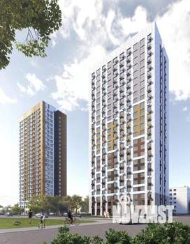 2-к квартира, строящийся дом, 52м2, 22/22 этаж