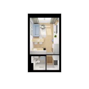 Студия квартира, вторичка, 20м2, 11/25 этаж