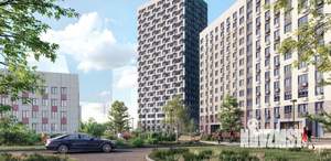 1-к квартира, строящийся дом, 37м2, 7/20 этаж