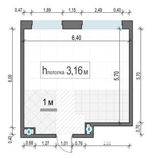 1-к квартира, строящийся дом, 38м2, 20/20 этаж