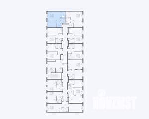 1-к квартира, вторичка, 40м2, 17/17 этаж