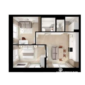 2-к квартира, вторичка, 51м2, 7/24 этаж