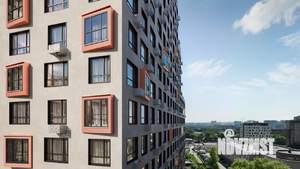 2-к квартира, строящийся дом, 57м2, 17/25 этаж