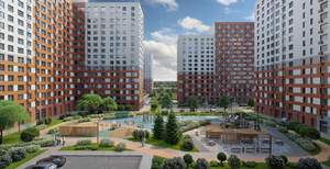 1-к квартира, строящийся дом, 45м2, 5/17 этаж