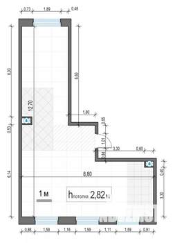2-к квартира, строящийся дом, 62м2, 5/20 этаж