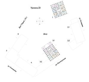 1-к квартира, вторичка, 40м2, 23/25 этаж
