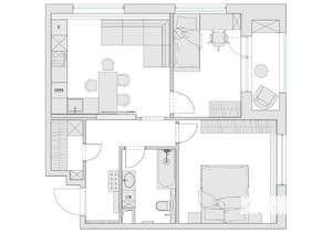 2-к квартира, вторичка, 62м2, 14/17 этаж