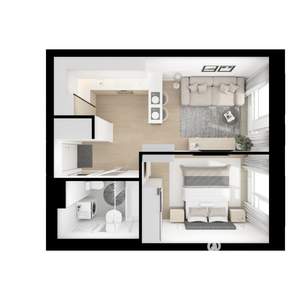 1-к квартира, вторичка, 34м2, 24/25 этаж