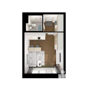 Студия квартира, вторичка, 24м2, 11/24 этаж