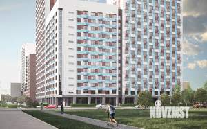 1-к квартира, строящийся дом, 29м2, 19/22 этаж