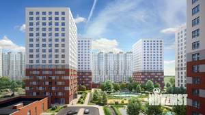 1-к квартира, строящийся дом, 41м2, 15/18 этаж