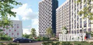 3-к квартира, строящийся дом, 58м2, 19/20 этаж