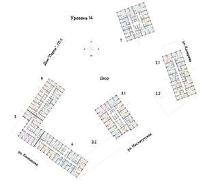 2-к квартира, вторичка, 67м2, 14/25 этаж
