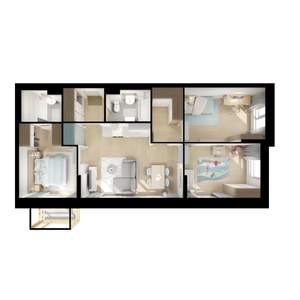 3-к квартира, вторичка, 78м2, 13/25 этаж