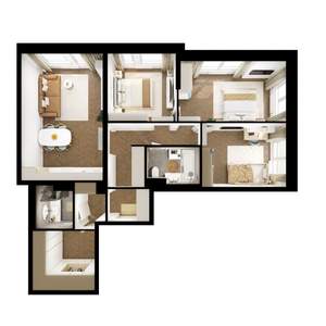 3-к квартира, вторичка, 85м2, 6/24 этаж