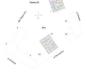 2-к квартира, вторичка, 67м2, 22/6 этаж