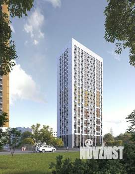 1-к квартира, строящийся дом, 39м2, 2/25 этаж