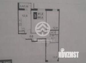 3-к квартира, вторичка, 71м2, 3/16 этаж