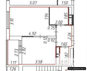 1-к квартира, вторичка, 33м2, 4/17 этаж