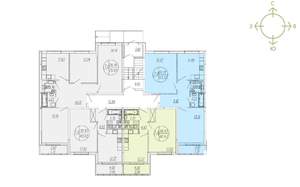 2-к квартира, вторичка, 63м2, 4/4 этаж
