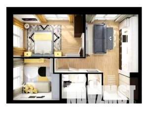 2-к квартира, вторичка, 52м2, 20/25 этаж