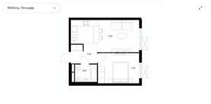 1-к квартира, вторичка, 38м2, 16/25 этаж