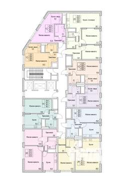 1-к квартира, строящийся дом, 35м2, 20/22 этаж