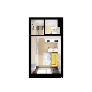 Студия квартира, вторичка, 20м2, 14/25 этаж