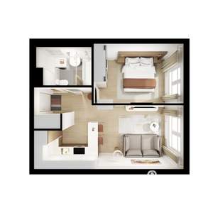 1-к квартира, вторичка, 34м2, 18/25 этаж