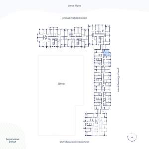 1-к квартира, строящийся дом, 34м2, 3/24 этаж