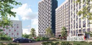 3-к квартира, строящийся дом, 61м2, 14/20 этаж