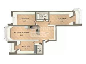 3-к квартира, вторичка, 98м2, 15/17 этаж