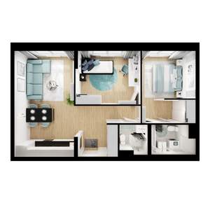 2-к квартира, вторичка, 60м2, 23/24 этаж