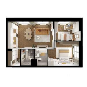 2-к квартира, вторичка, 57м2, 20/24 этаж