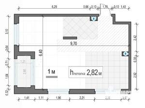 2-к квартира, строящийся дом, 56м2, 12/17 этаж