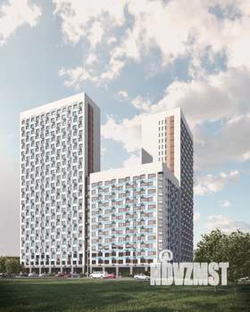1-к квартира, строящийся дом, 42м2, 23/25 этаж