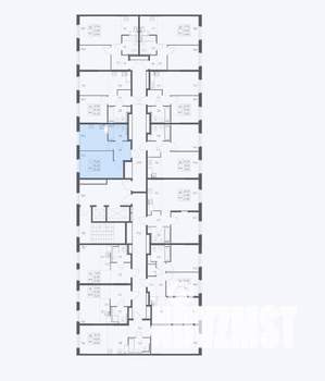 1-к квартира, сданный дом, 34м2, 7/17 этаж