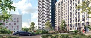 1-к квартира, строящийся дом, 34м2, 15/23 этаж