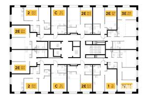 2-к квартира, строящийся дом, 40м2, 13/23 этаж