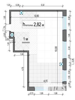 2-к квартира, строящийся дом, 54м2, 11/23 этаж