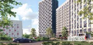 1-к квартира, строящийся дом, 37м2, 13/17 этаж